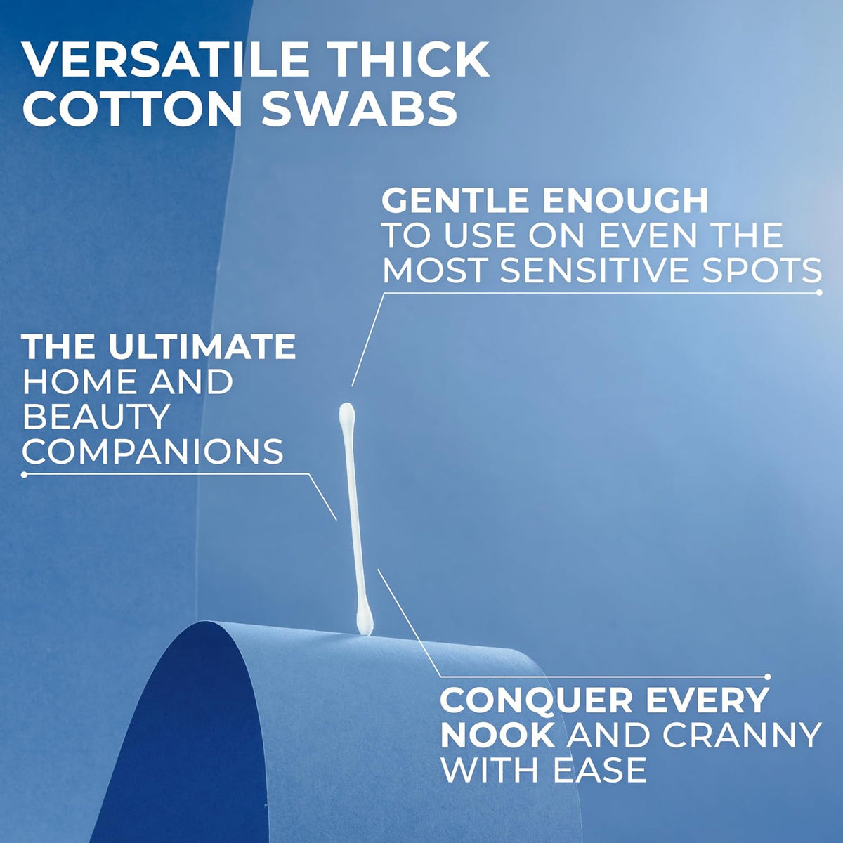 3 x Q-Tips Cotton Swabs, 625 ct
