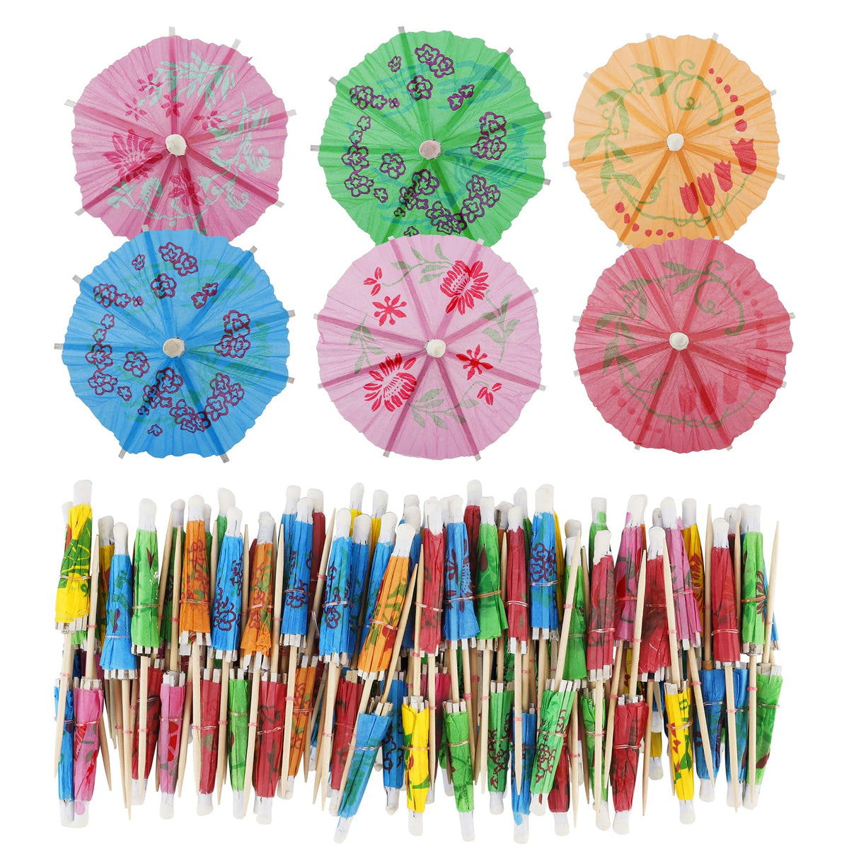 400pcs 4.7inch Cocktail Toothpicks For Drinks Appetizer Toothpicks Decorative Toothpicks Cocktail Sticks For Garnish Toothpicks Wooden White Pearl Party Toothpicks For Homecoming, Bachelor Party