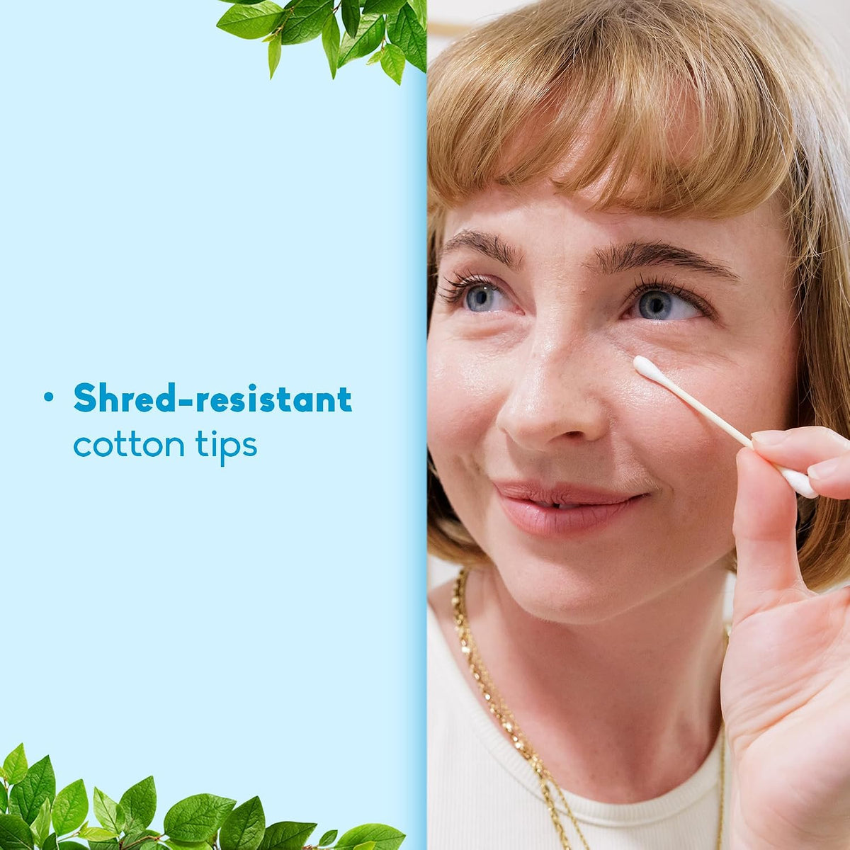 The Humble Co. Bamboo Cotton Swabs, Ear Cleaning, Spiral Design (600 Count)