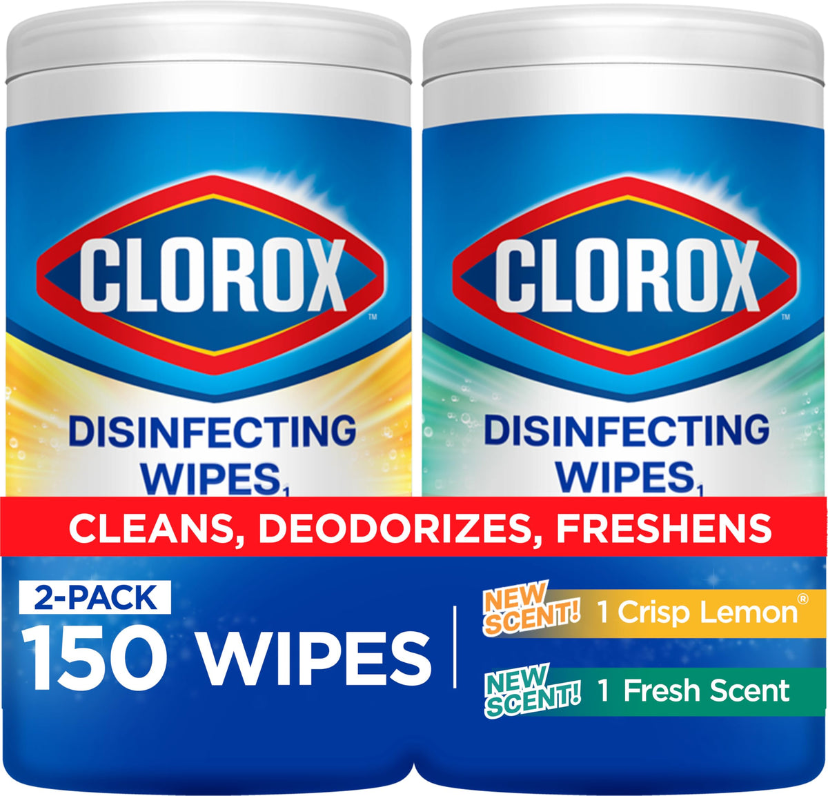 Clorox Disinfecting Wipes Cleaning Variety Pack, 75 Count, 3 Pack