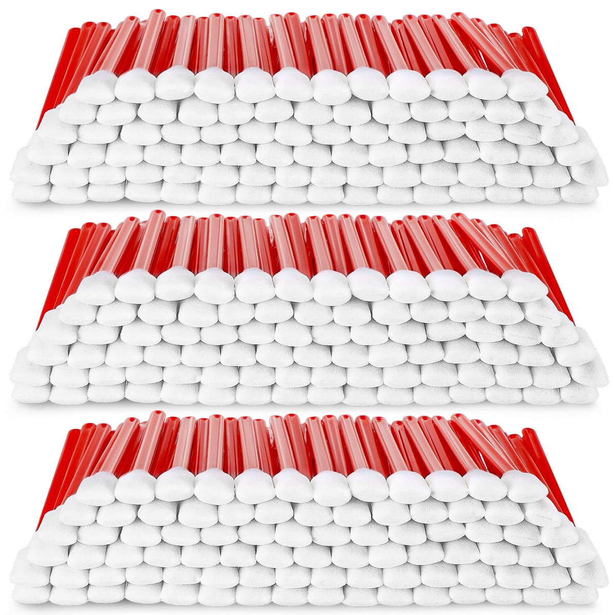 Dunzy 300 Pcs Foam Cleaning Swabs, Blue Rectangle Sponge Tips for Printers