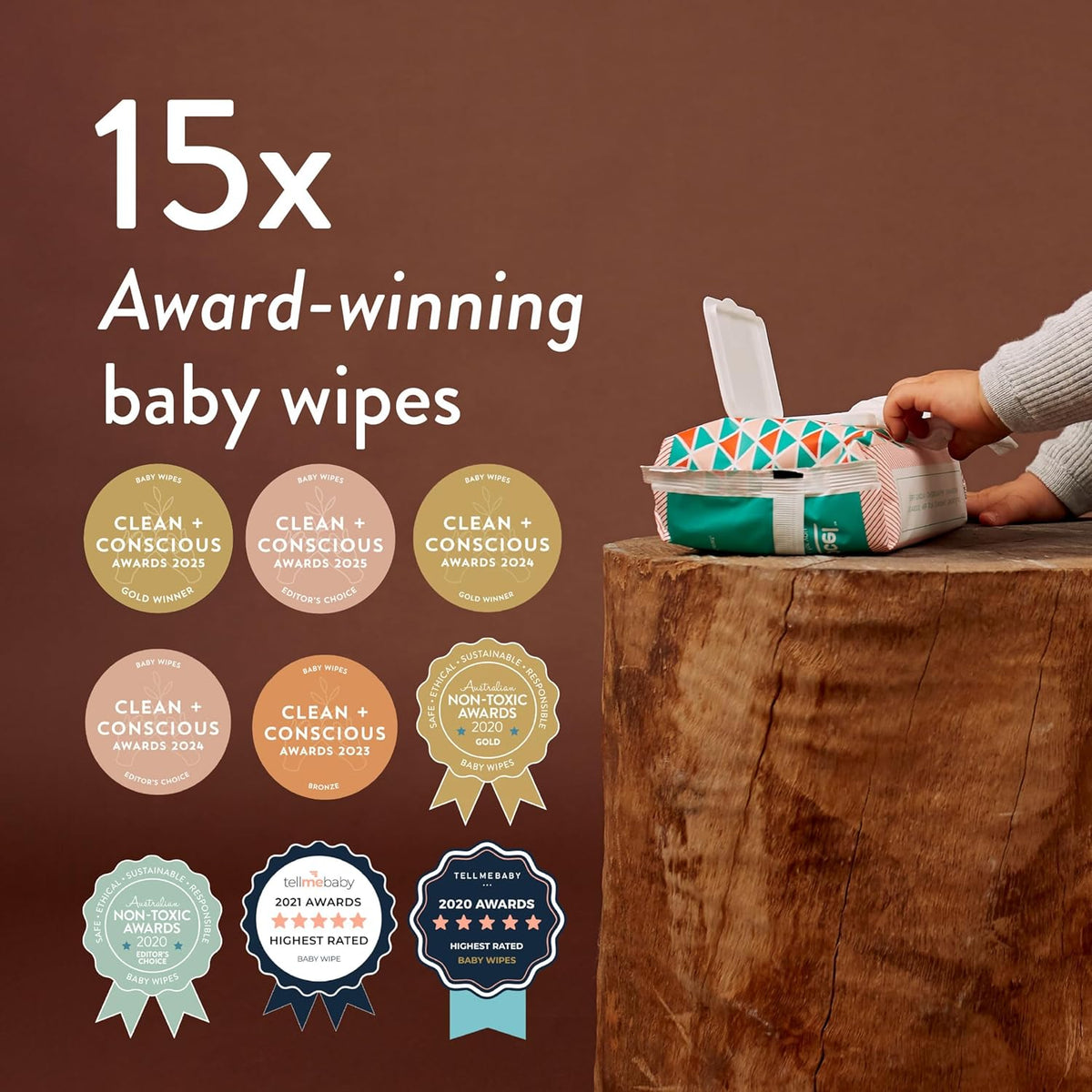 JOONYA Unscented Baby Wipes — Plant-Based, Fragrance-Free Bulk Diaper Wipes | Hypoallergenic, Non-Toxic & Biodegradable Wet Wipes for Sensitive Newborn Skin | 12 Packs of 80 (960 Total)
