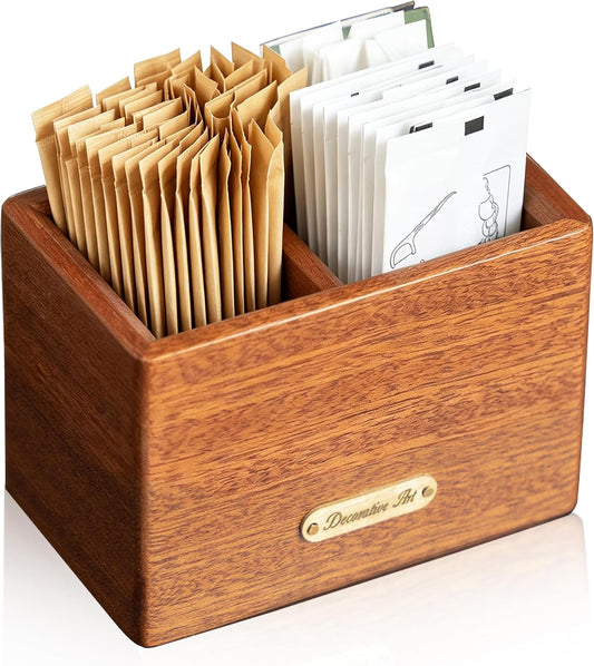 Wooden Toothpick Holder,Solid Wood Floss Pick Holder for Restaurant