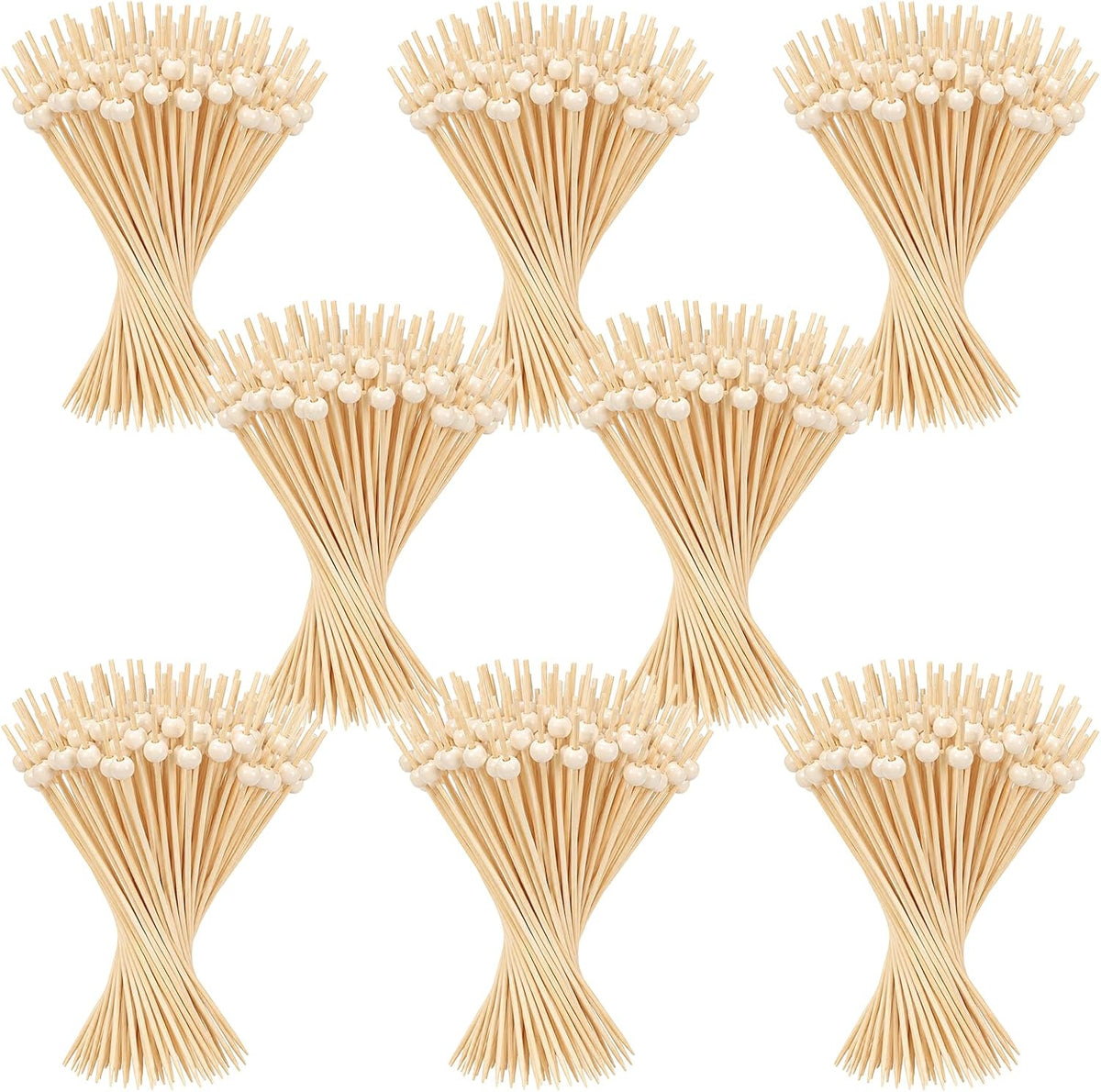 1000 Pcs Cocktail Picks, 4.7 Inch Wooden Fancy Toothpicks for Appetizers