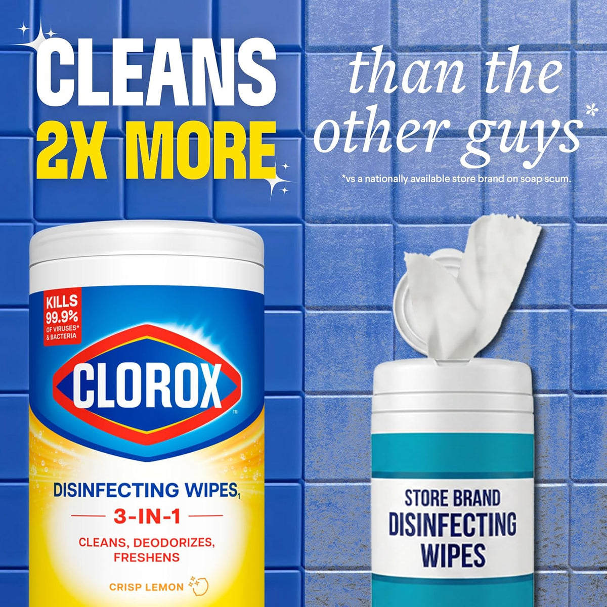Clorox Disinfecting Wipes Cleaning Variety Pack, 75 Count, 4 Pack